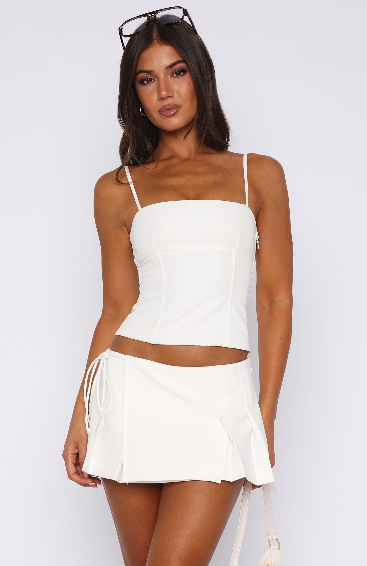 White Fox Heaven On Earth Mini Skort White