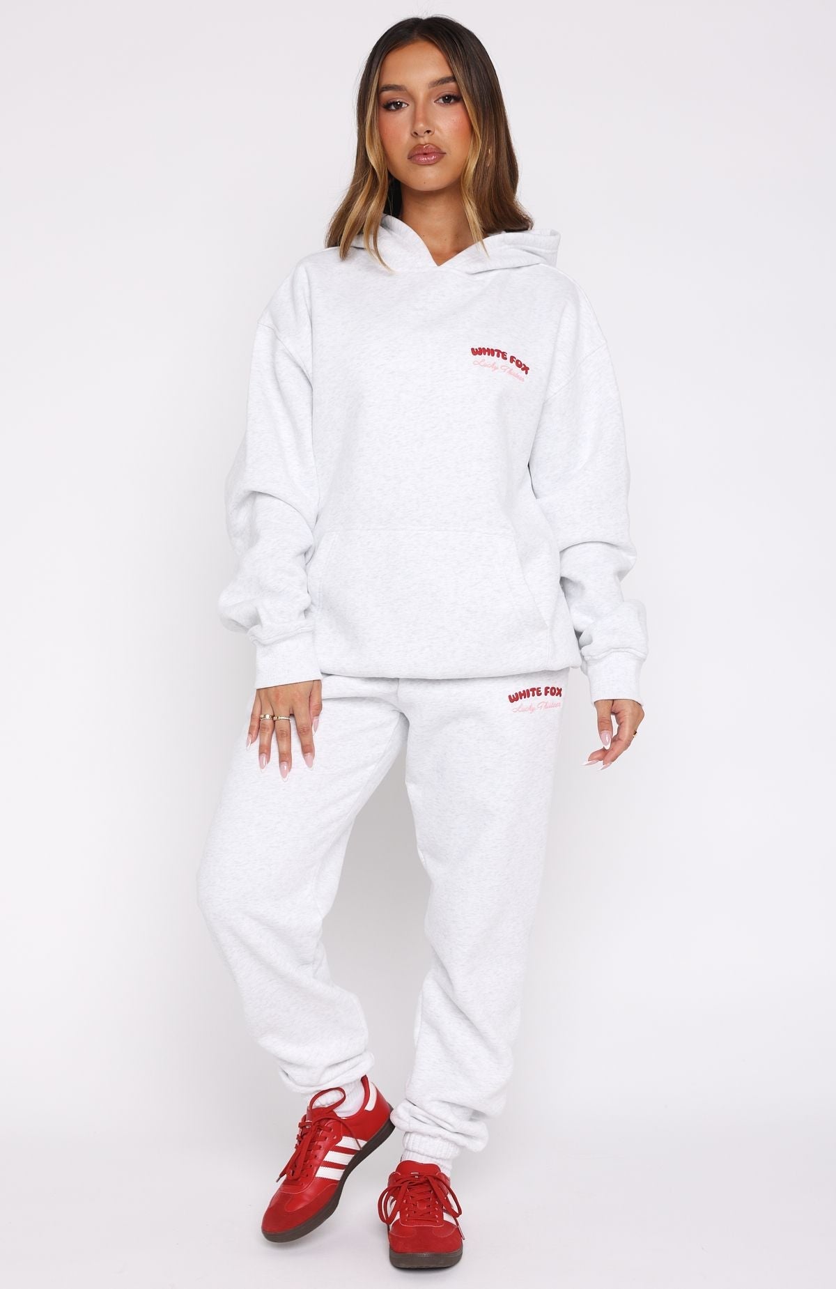White Fox Lucky Thirteen Cheyenne Sweatpants Grey Marle