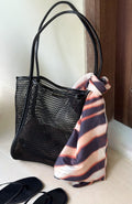 White Fox Aria Shoulder Bag Black