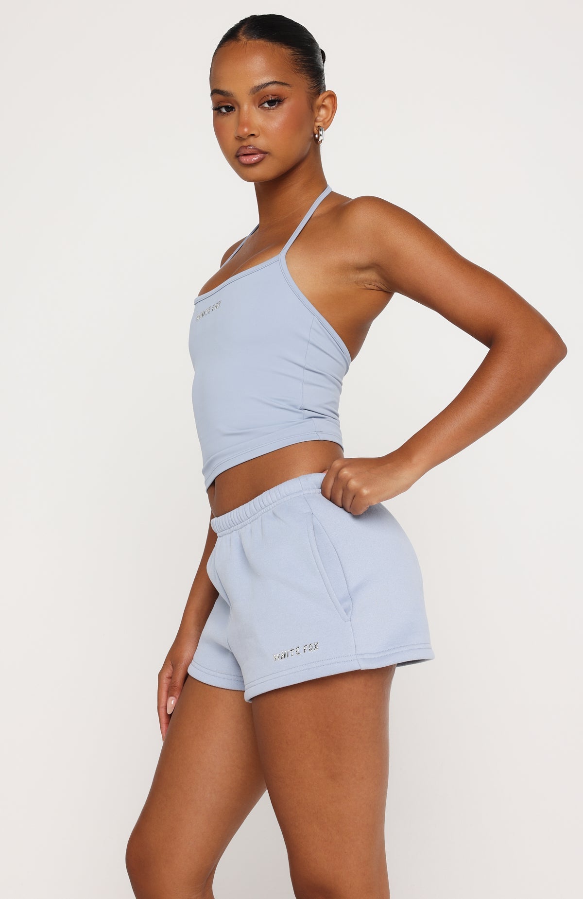 White Fox Test Drive Halter Top Blue