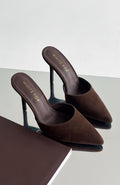 White Fox Cyrilla Mules Chocolate