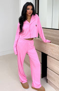White Fox Bedtime Bliss Pyjama Set Bubblegum Pink