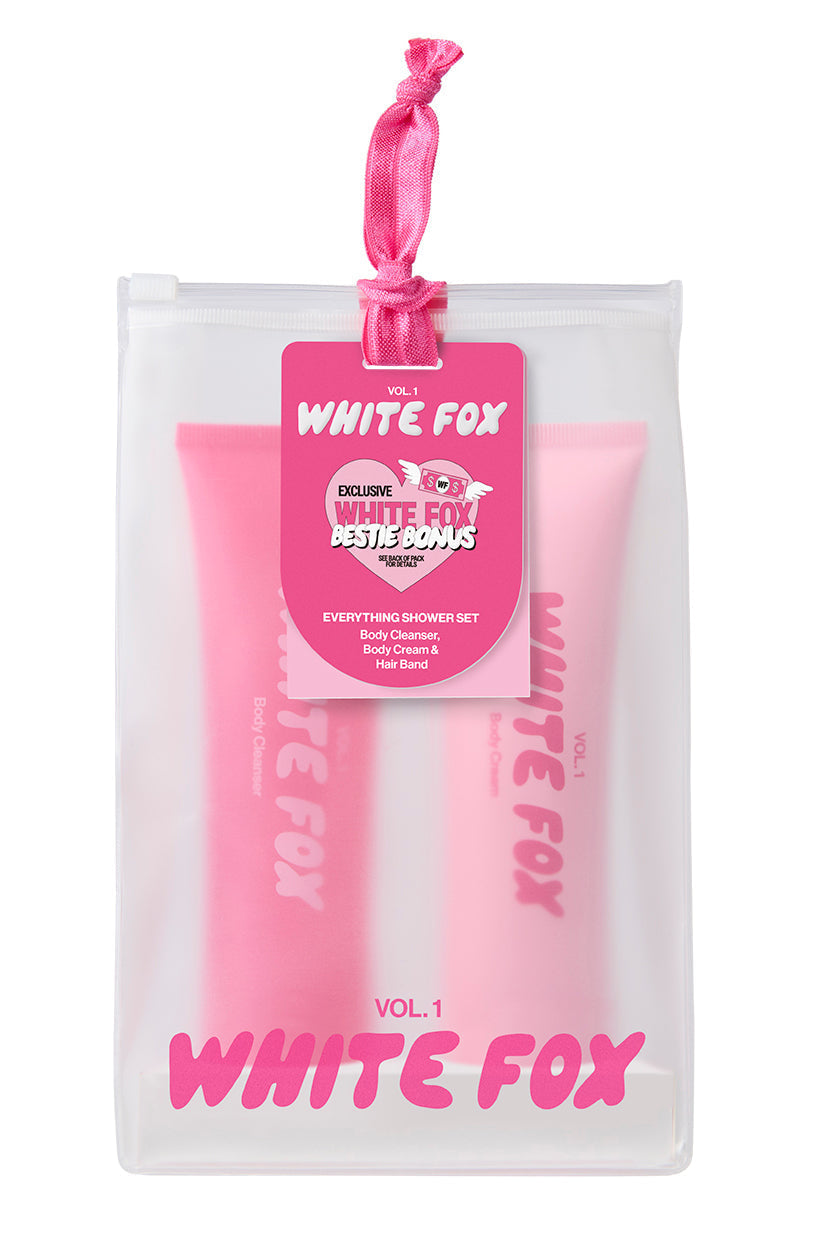 White Fox Everything Shower Set