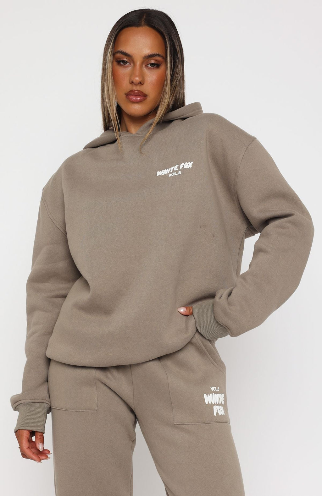 White Fox Offstage Hoodie Fawn