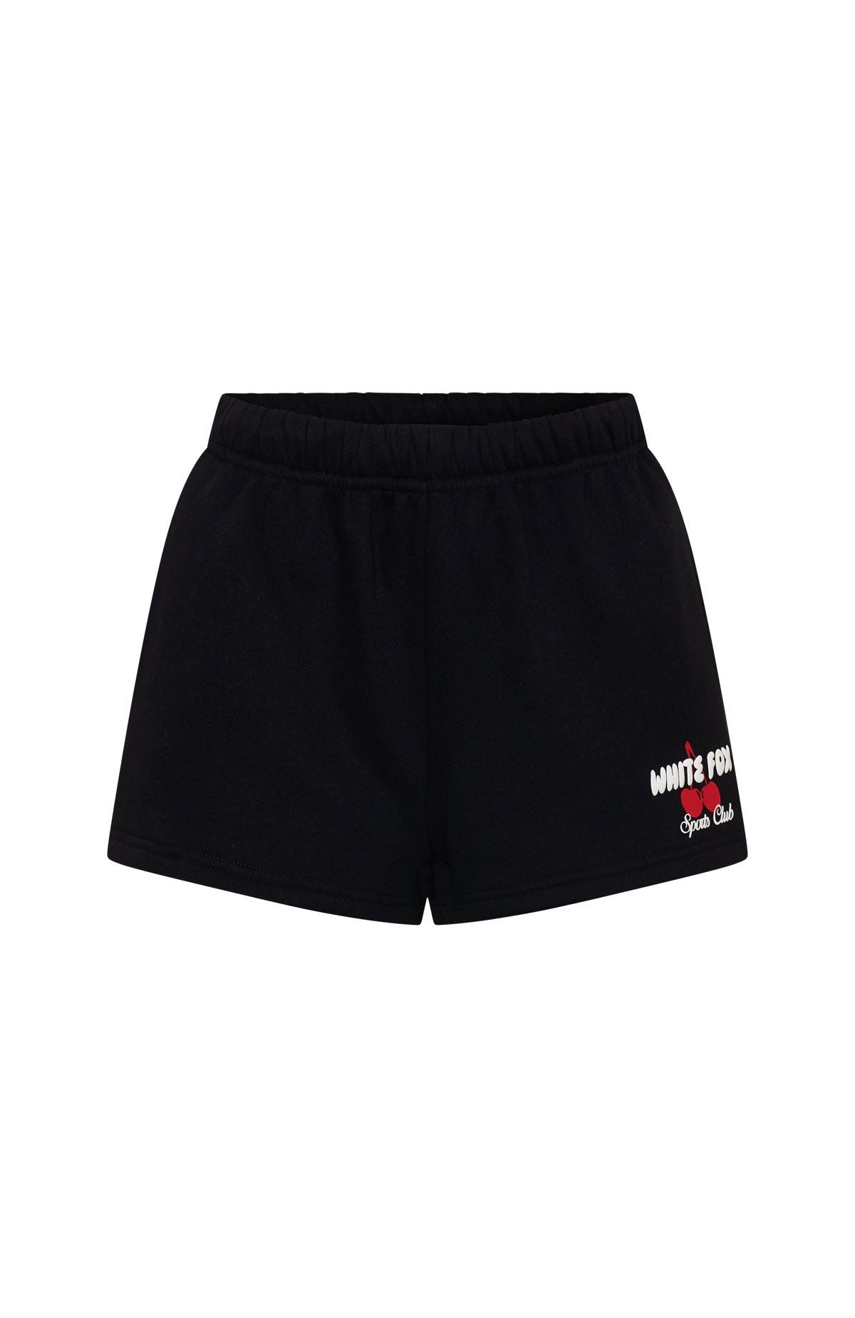 White Fox Club 14 Cassie Lounge Shorts Black