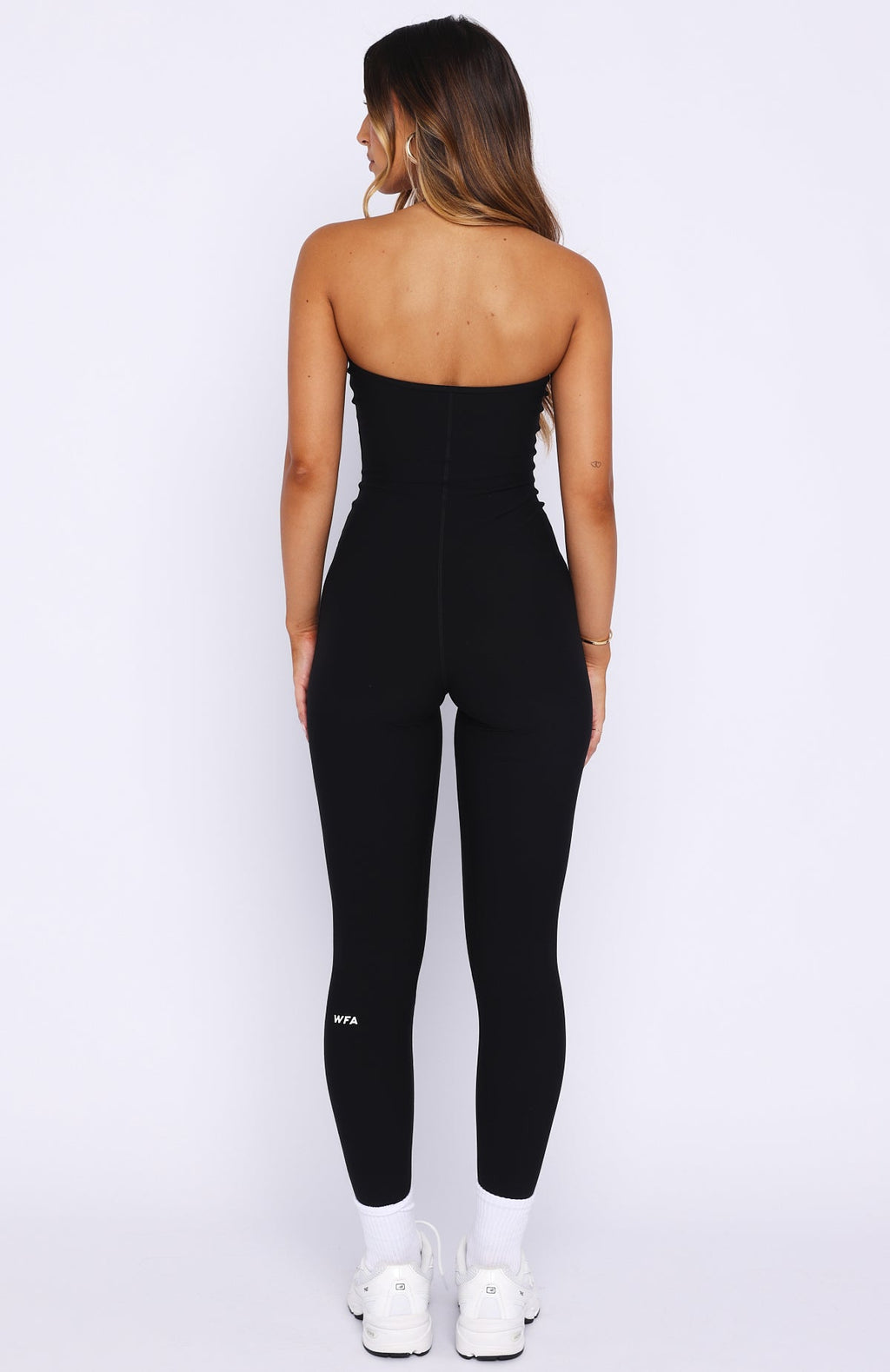 White Fox Swift Jumpsuit Black