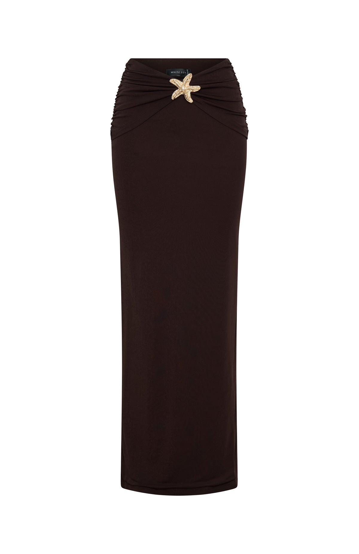White Fox Lil Mermaid Maxi Skirt Chocolate