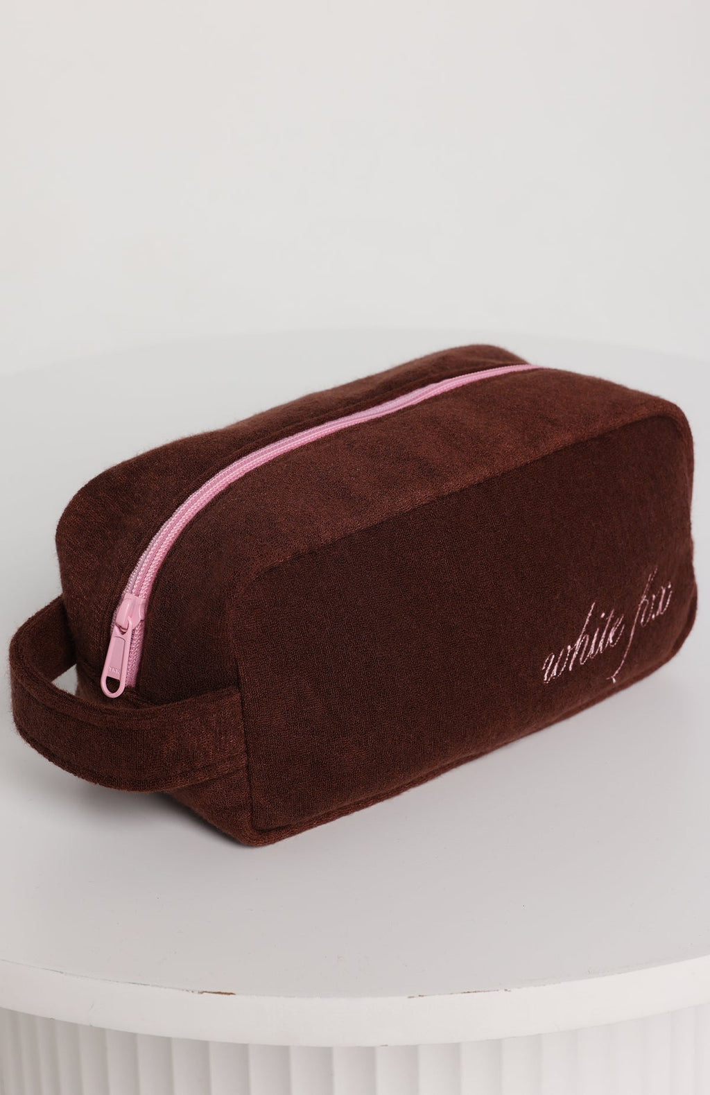 White Fox Lillian Cosmetic Bag Chocolate