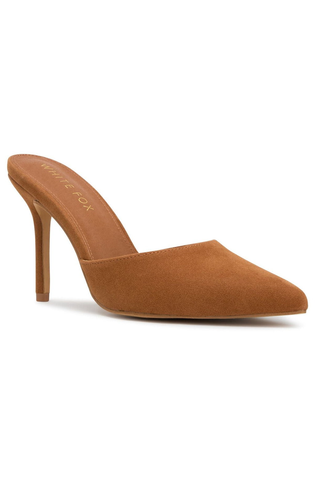 White Fox Cyrilla Mules Camel