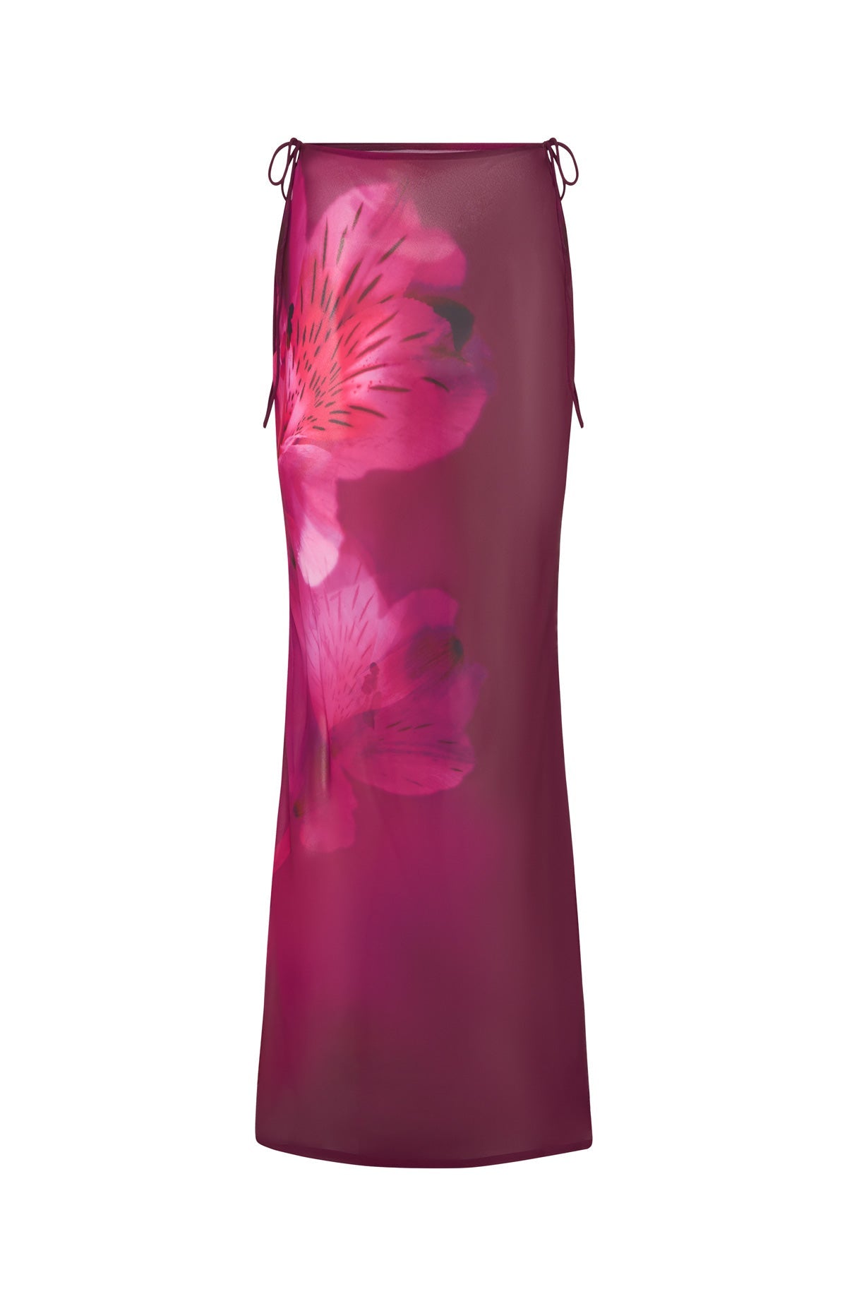 White Fox Luminous Maxi Skirt Berry Lush