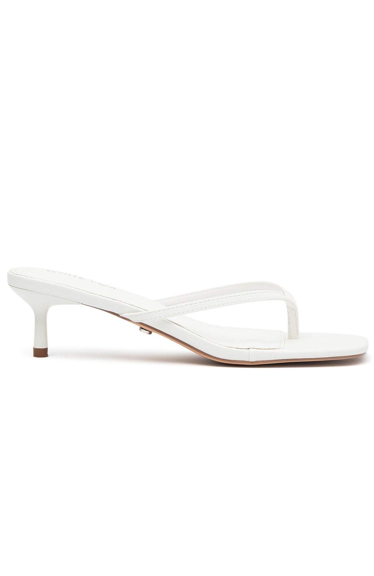 White Fox Hamptons Thong Heels White