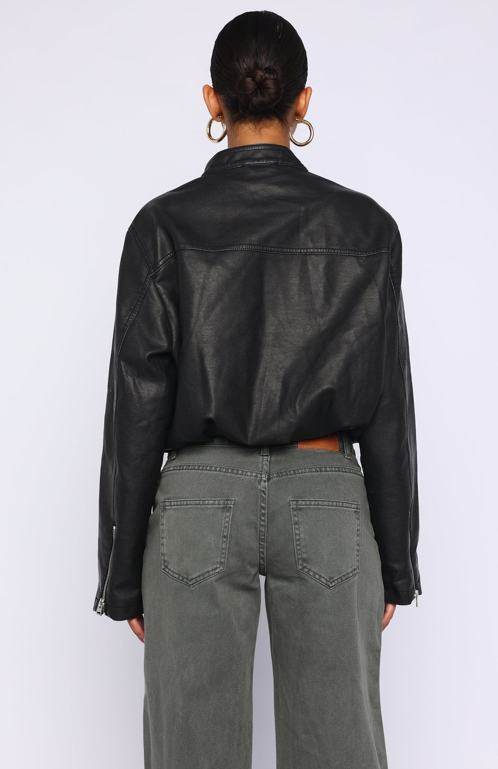 White Fox Put In Effort Jacket Black