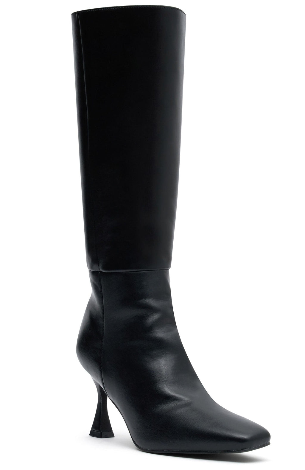 White Fox Johnson Knee High Boots Black